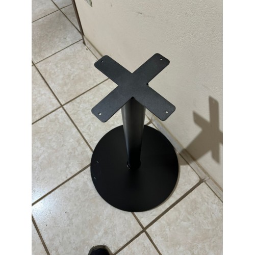 Base de Mesa Redonda Aço Preto - Cod: 1673