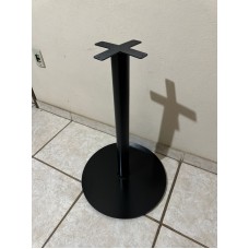 Base de Mesa Redonda Aço Preto - Cod: 1673