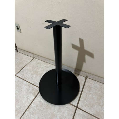 Base de Mesa Redonda Aço Preto - Cod: 1673