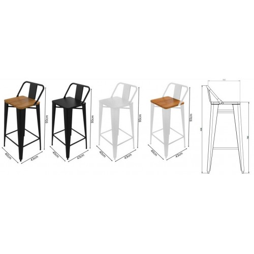 Base de mesa pé H em aço pintura eletroestática - Cod: 1920