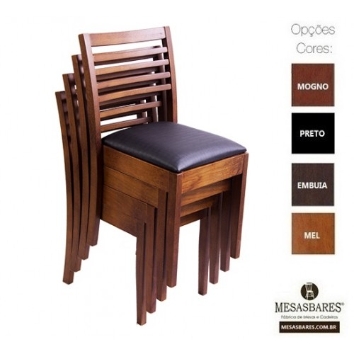 Cadeira Empilhavel para Bares e Restaurantes - Cod: 2202