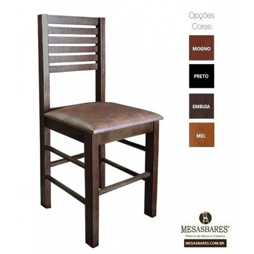 Cadeira Estofado ou Madeira para Restaurante - Cod: 5006