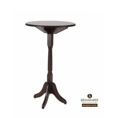 Bistrô Mesa Alta Dobrável para Bar de Madeira TAMPO MADEIRA - Cod: 9526